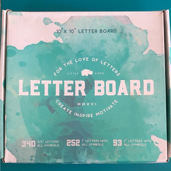 Little Hippo Letter Board - Picture 5 of 7